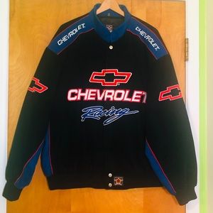 JH Nascar Chevy Chevrolet Racing Coat Embroidered